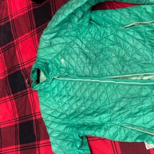 The North Face Teal Quilted Jacket